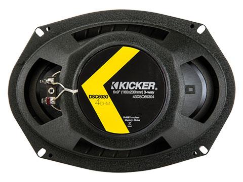 Kicker DSC6930 DS Series 6x9-Inch 3-way Coaxial Speaker Kit