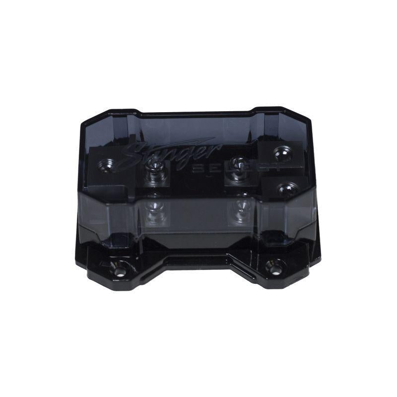 Stinger SSFDB024 High power MIDI distribution block  (1)0GA in (2)4GA out