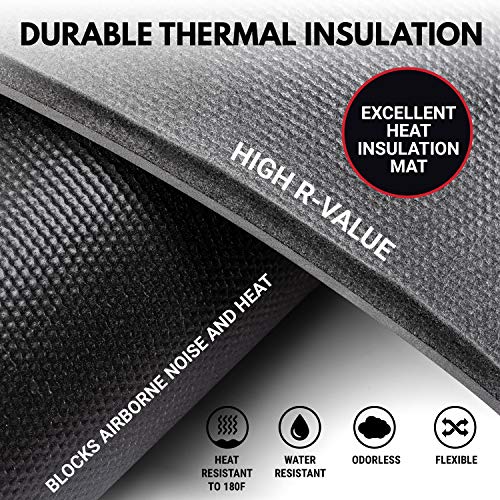 Second Skin Luxury Liner Pro - Mass Loaded Vinyl Soundproofing for Cars, MLV Sound Barrier with Closed Cell Foam (1 Sheet) - Sounds Good Stereo Online