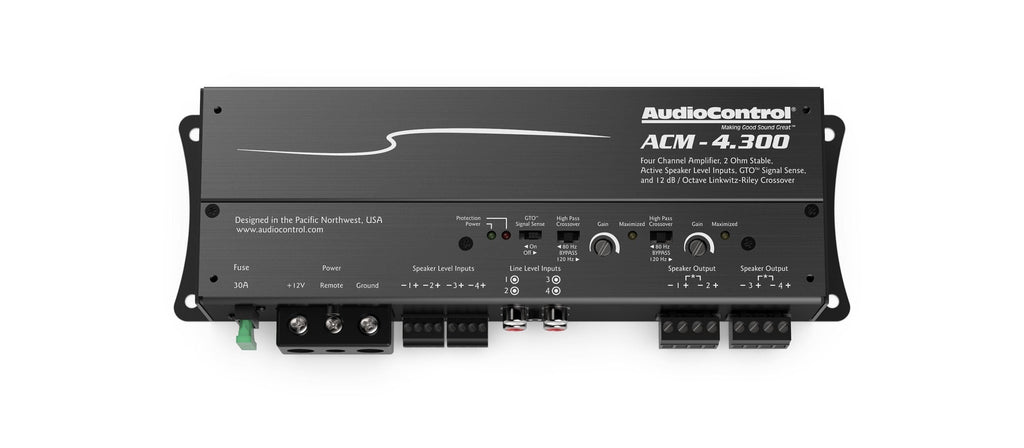 AudioControl ACM-4.300 Micro 300 4-Channel Amplifier