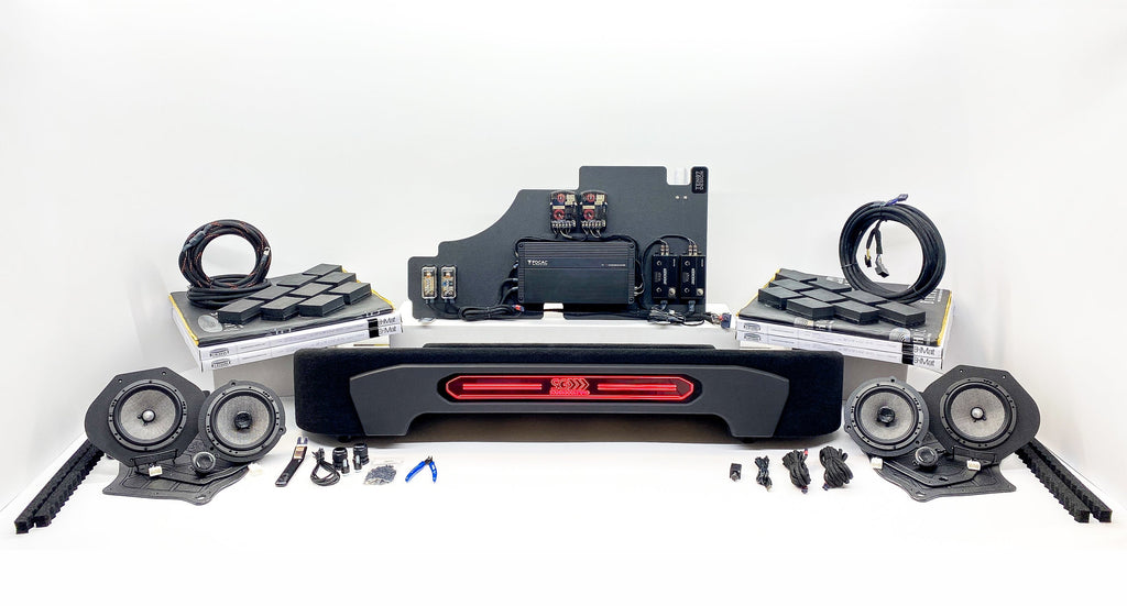Plug & Play Ford SuperCrew Non-Amplified F-Series Stereo Upgrade Package- Focal Access 2-Way Passive - Focal FPX - Focal Access,Four 6.5-inch Vented,2-Way Passive