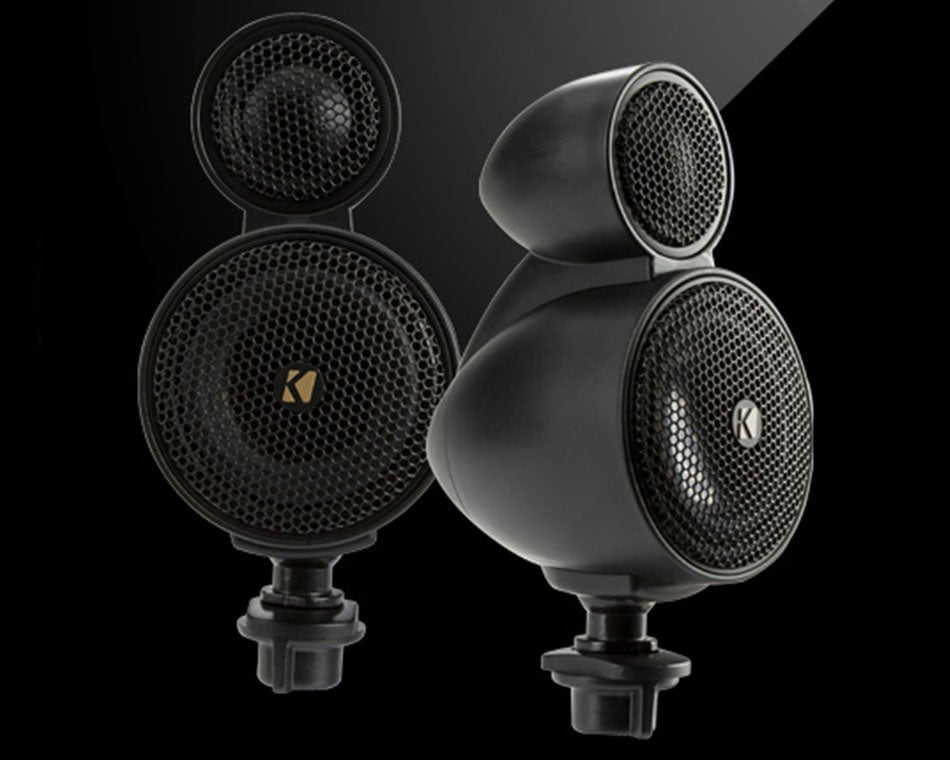 Kicker KSMT250 Dual Pod Component System w/ 2.5-Inch Mid and 1-Inch Tweeters
