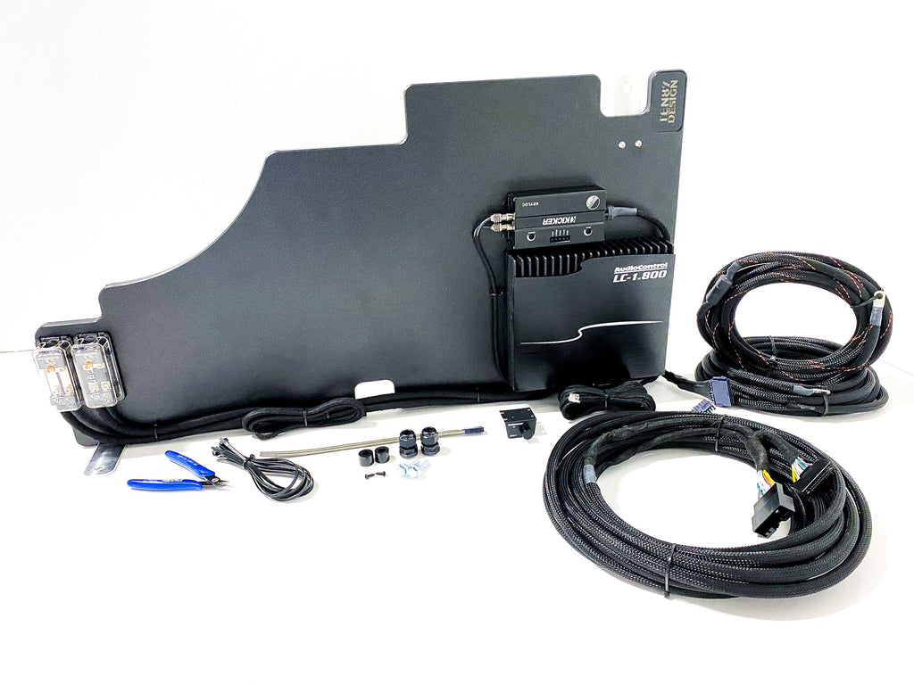 Audiocontrol LC-1.800 Loaded Amplifier Rack - 800wrms - Non-Amplified - For 2015-2022 Ford F-Series Trucks - Non-Amplified,800wrms