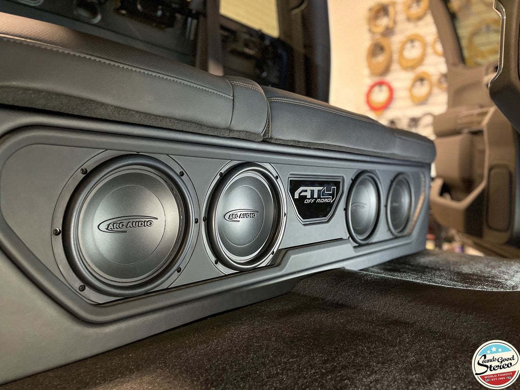 2019-2021 GMC Sierra - Chevrolet Silverado Custom Level 5 Subwoofer Enclosure Box - 2-Ohm Final