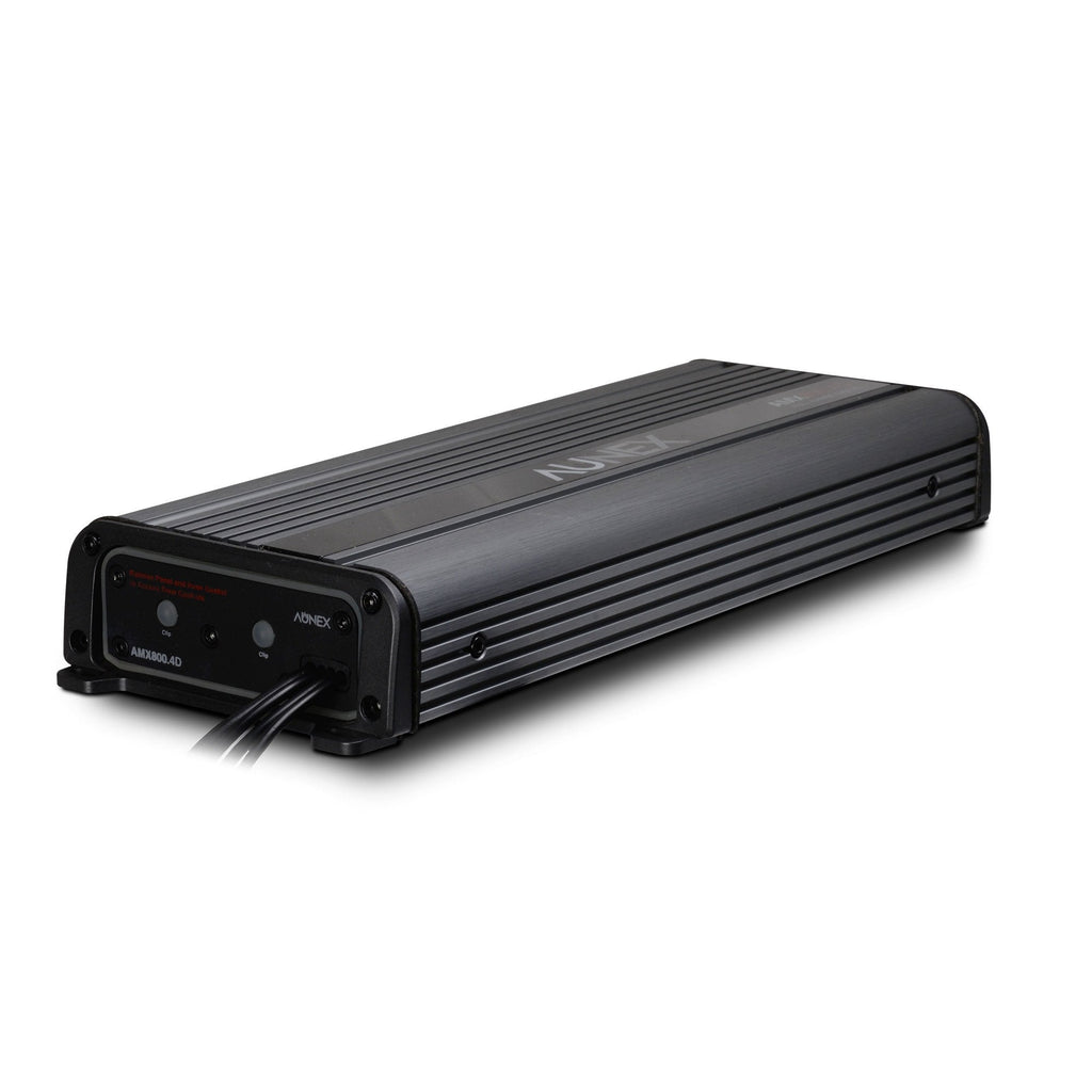 Aunex AMX 800.4D AMX Series IPX67 Marine Powersports 800wrms 4-Channel Amplifier