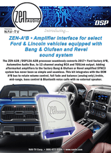Load image into Gallery viewer, Nav-TV ZEN-A2B / DSP12A-A2B 2018+ Ford Factory A2B® B&amp;O or Revel Interface