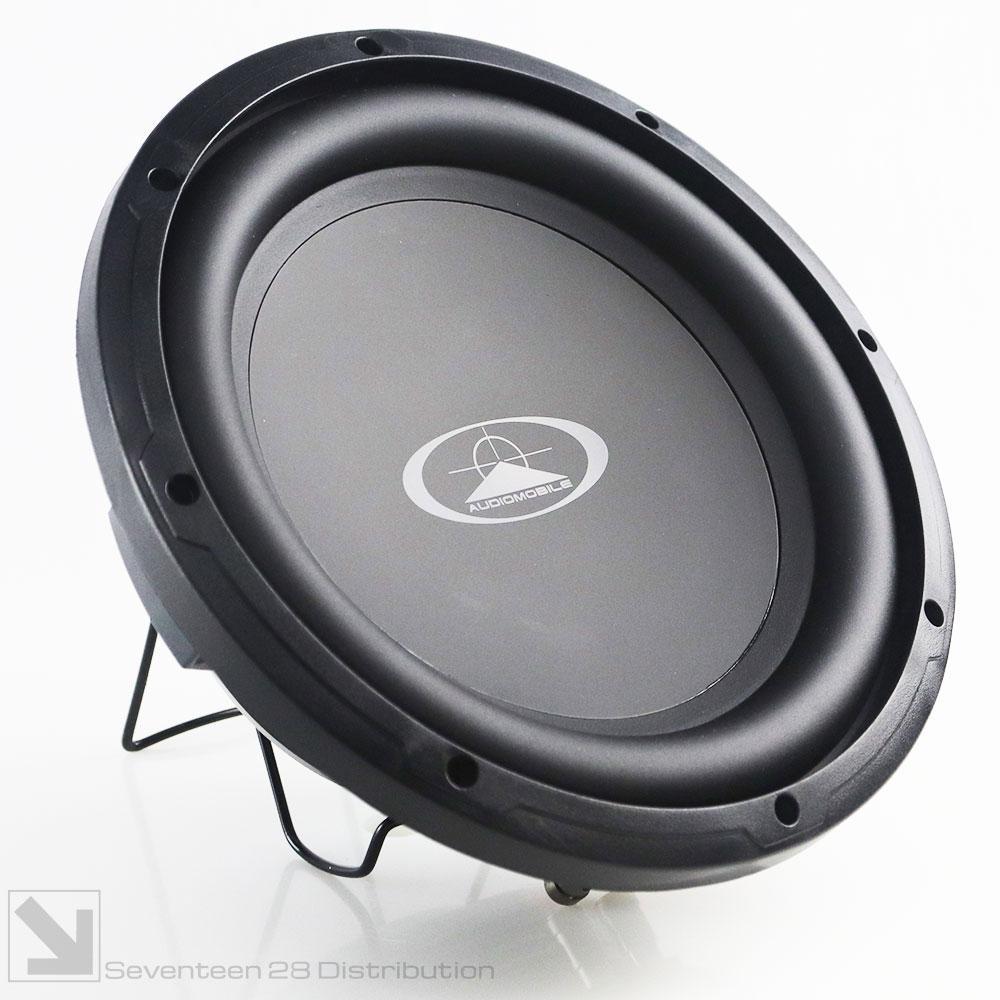 Audiomobile EVO 2410 High-Performance 10" Subwoofer designed for Compact Enclosures - Dual 4 Ohm
