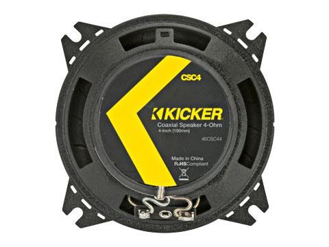 Kicker CSC4 CS Series 4-Inch 2-way Coaxial Speaker Kit