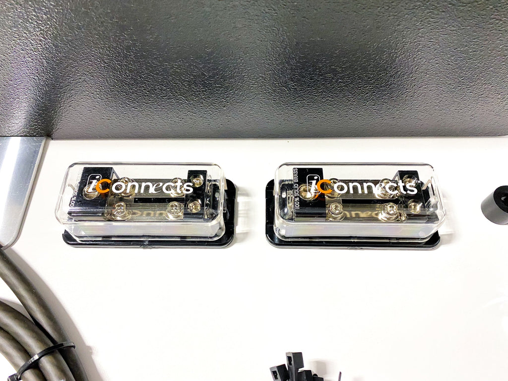 Dual Amplifier Bundle for 2015+ Ford F-Series Trucks (4-Gauge Wiring + Distribution + Custom Rack)