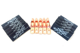 Sky High Car Audio (10) 8-Gauge Copper Ring Terminals 1/4