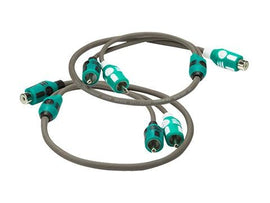 Kicker KMIY KM Series Y-Adapter Marine Signal RCA Cable