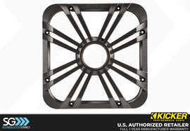 Kicker 11L710GLC LED 10-inch Charcoal Subwoofer Grille for Square Subwoofer 11S10L7 or 44L7S10