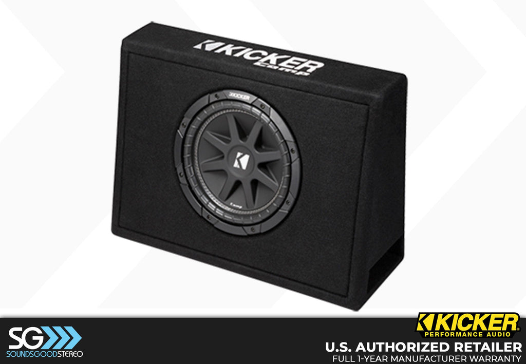 Kicker 43TC104 Comp Series 10-inch Thin Profile Loaded Subwoofer Enclosure - 4 Ohm Final