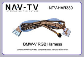 Nav-TV - NTV-HAR339 - BMW-V RGB Harness