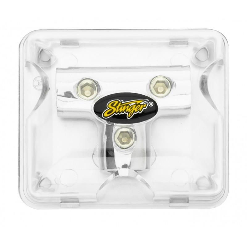 Stinger SPD511 PRO Series Power/Ground Distribution T-Block with Three 4 Gauge Inputs