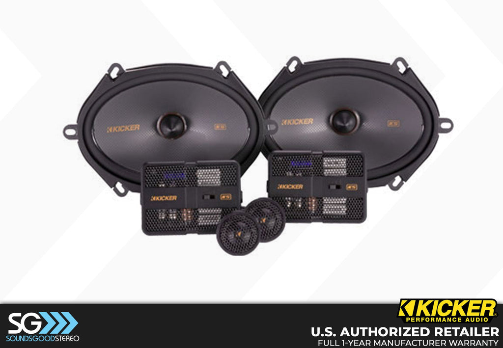Kicker KSS680 2-way 6x8-inch High-Performance Component Kit