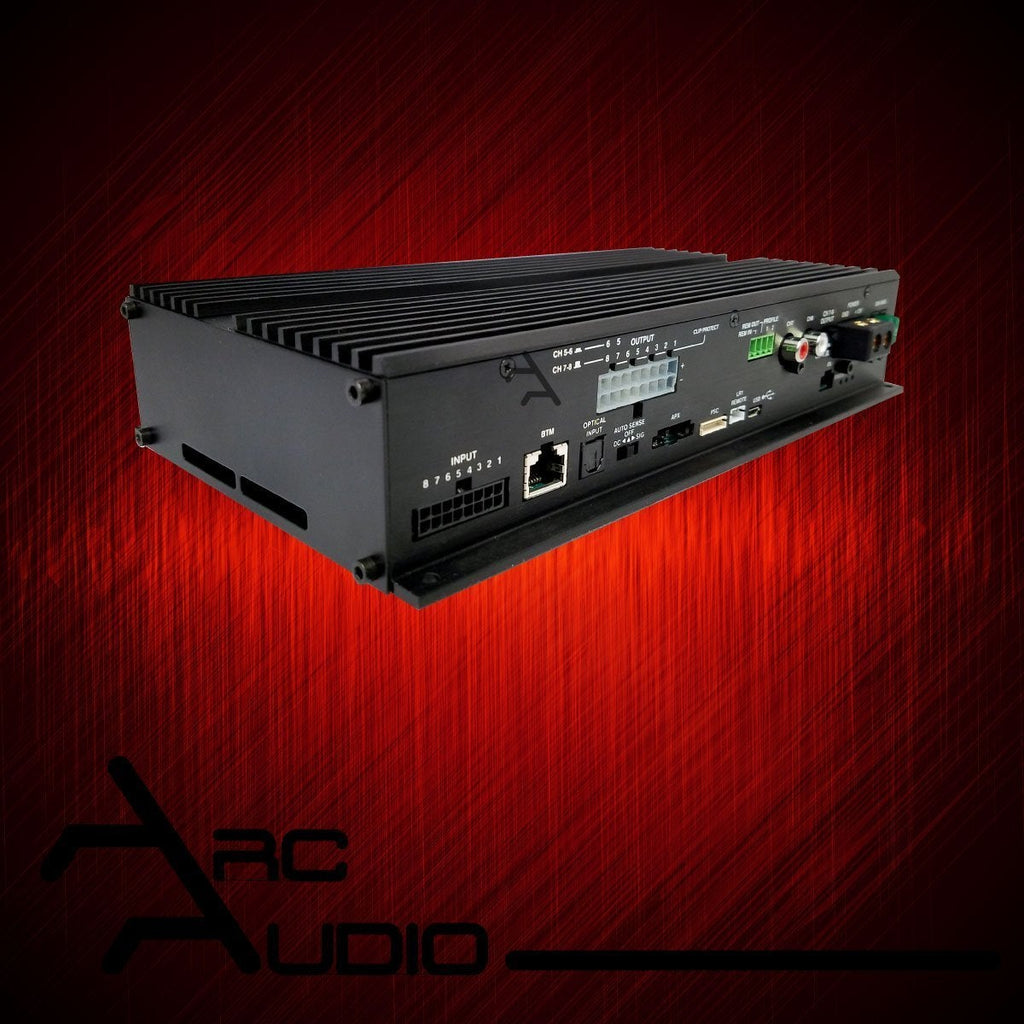 Arc Audio PS8-50 Compact 8ch Amplifier w/ Built-in Digital Sound Processor