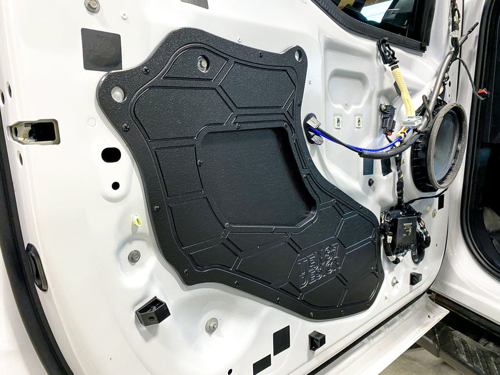 2021-2022 Ford F-150 - Custom Made Door Access Block Off Plates - Front & Rear Set - SuperCrew (SCREW),Front & Rear Complete Set