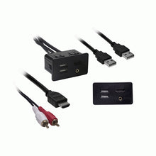 Load image into Gallery viewer, Axxess AXFD-USB USB/AUX/HDMI Knockout Replacement Panel - Ford 2015-2016