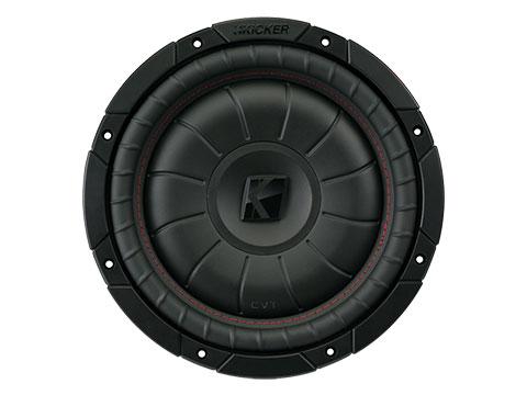 Kicker CVT10 CompVT Series 10-inch Slimline 350w Subwoofer - Single 2 Ohm