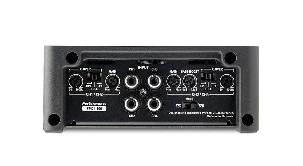 Focal FPX 4.800 High-Performance 740wrms Class-D 4-ch Amplifier