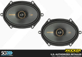 Kicker KSC680 KS Series 6x8-inch 2-way Coaxial Speaker Kit