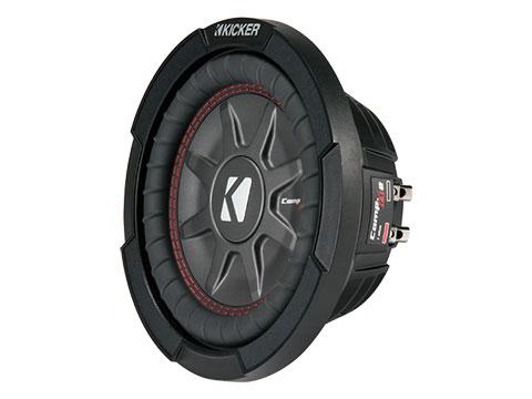 Kicker CWRT8 CompRT Series Shallow Mount 8-inch 300w Subwoofer - Dual 2 Ohm