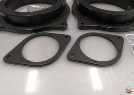 2014-2019 Lexus Custom Made 6.5-inch Front Speaker Adapters (IS & RC Class) with 3-inch Mid-Range Adapters