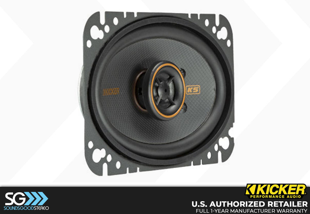 Kicker KSC460 KS Series 4x6-inch 2-way Coaxial Kit