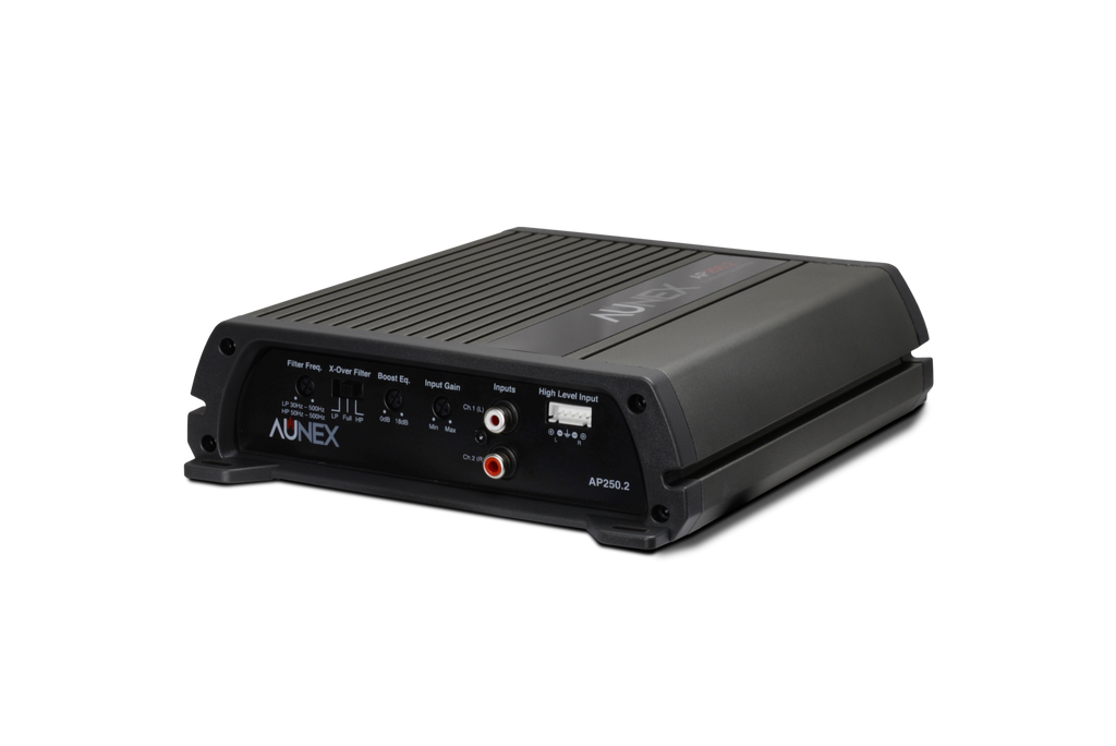 Aunex AP Series 250.2 Class AB 2-Channel 250wrms Amplifier