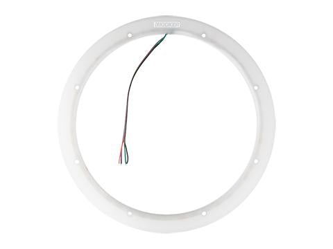 Kicker KLSR LED Marine Speaker Rings - 6.5-inch (Pair)