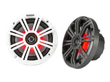 Kicker KM65 KM Series 6.5-Inch Marine LED Coaxial Speakers