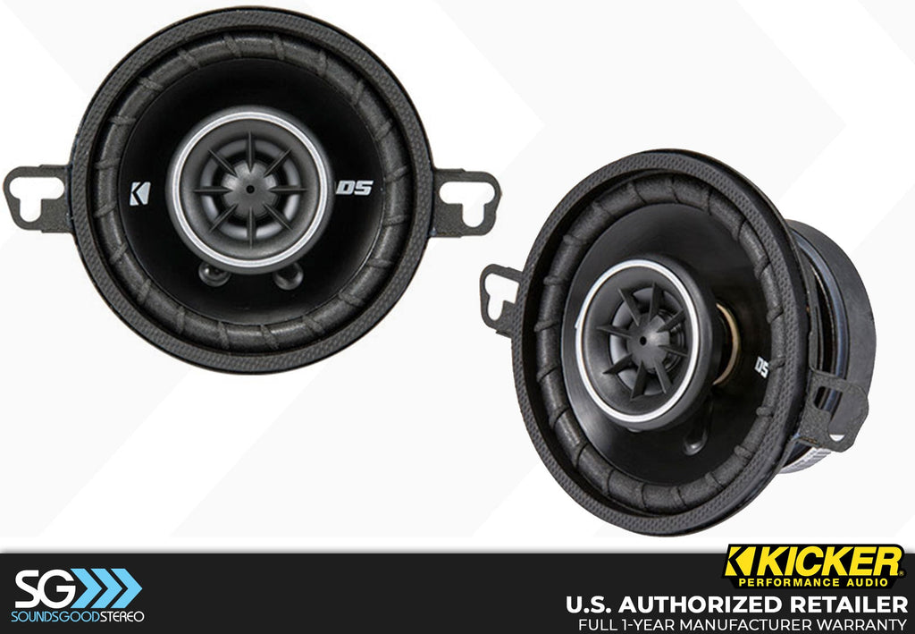 Kicker  DSC350 DS Series 3.5-Inch 2-way Coaxial Speaker Kit