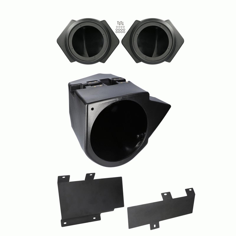 Metra MPS-RZKIT Audio Upgrade Kit for Speaker Pods with Subwoofer Box and Am