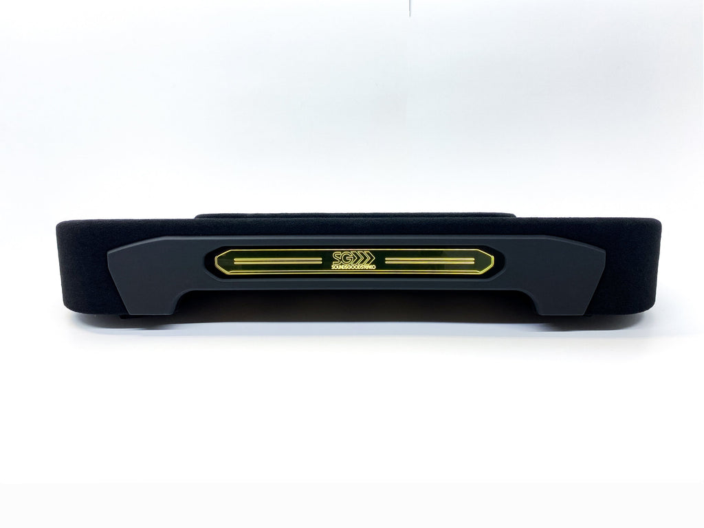 2011-2022 Ford F-Series SuperCrew Truck Custom Level 1 Subwoofer Enclosure Box - Two Arc Audio A10 10-inch Sealed- 1-ohm - Dual 10-inch Sealed (Round Subs),Arc Audio A-Series,1-ohm Final