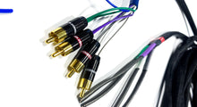 Load image into Gallery viewer, Custom Radio Integration T-Harness for Base Model Vehicles - RCA Tips - Compatible with 2021+ Ford Vehicles - Speaker Wire