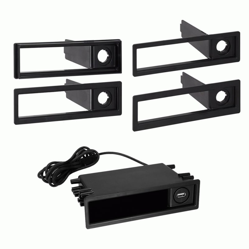 Metra 88-00-9007 ISO-DIN pocket 1981-2012 with USB Charging Adapter