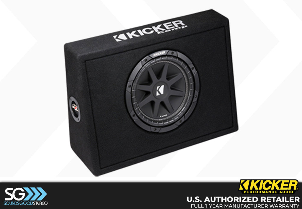 Kicker 43TC104 Comp Series 10-inch Thin Profile Loaded Subwoofer Enclosure - 4 Ohm Final