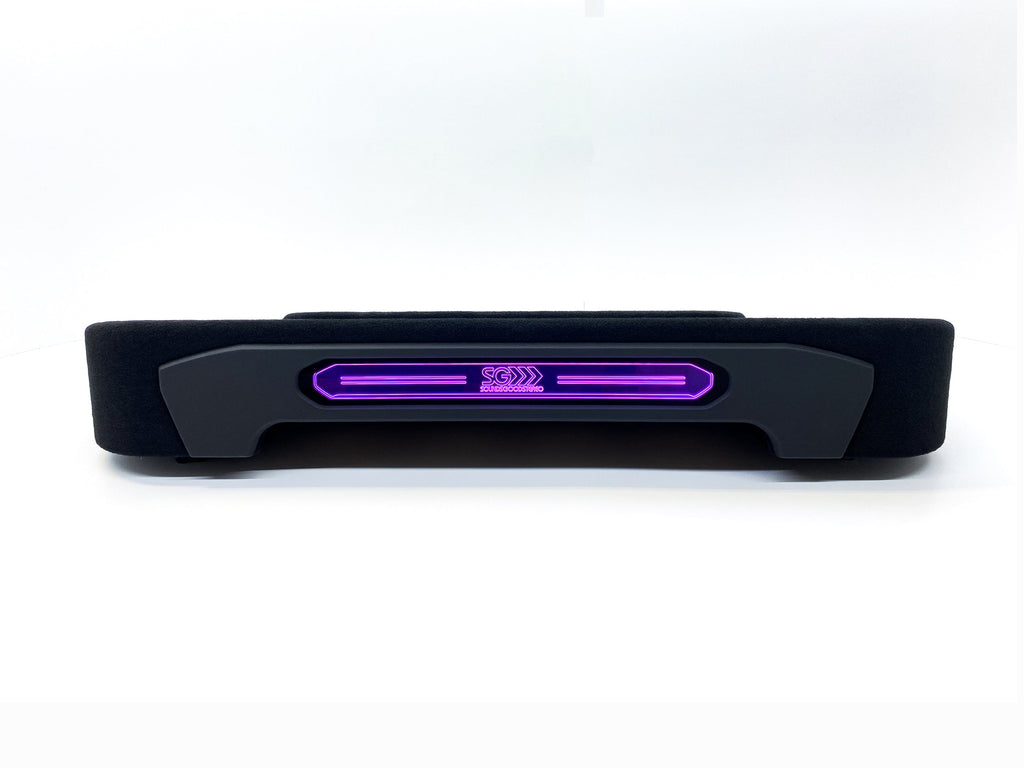 2011-2022 Ford F-Series SuperCrew Truck Custom Level 1 Subwoofer Enclosure Box - Two Arc Audio A10 10-inch Sealed- 1-ohm - Dual 10-inch Sealed (Round Subs),Arc Audio A-Series,1-ohm Final
