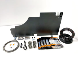 Dual Amplifier Bundle for 2015+ Ford F-Series Trucks (4-Gauge Wiring + Distribution + Custom Rack)