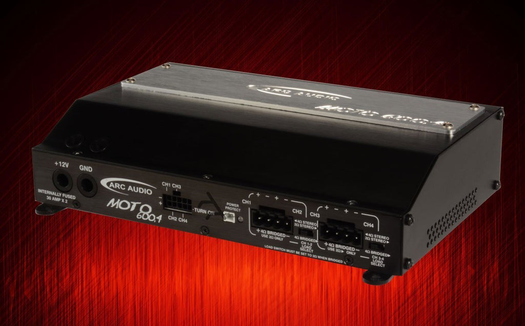 Arc Audio MOTO 600.4 High-Performance 4ch Motorcycle Amplifier - Sounds Good Stereo Online