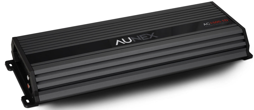 Aunex AC Series 1500.1D Class D 1-Channel Mono-Block 1500wrms Amplifier - Sounds Good Stereo Online