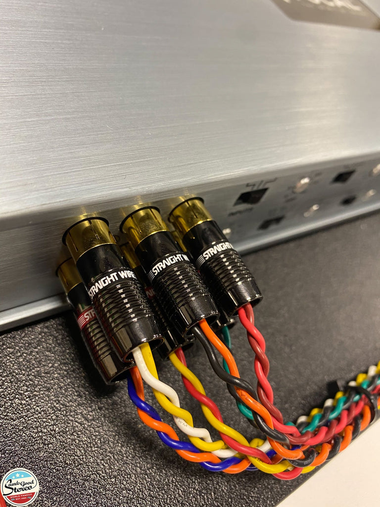 Custom 6ch Straightwire Soldered RCA Harness - Sounds Good Stereo Online