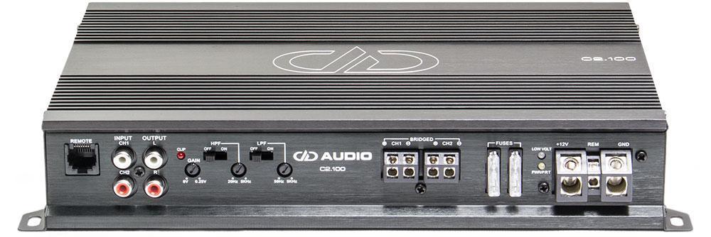 DD Audio C2.100 C-Series 2ch Performance Amplifier - Sounds Good Stereo Online