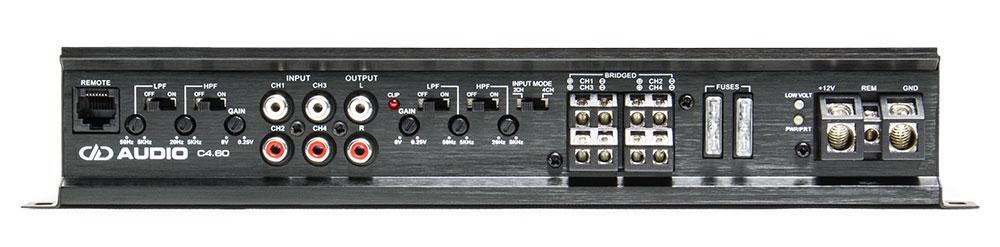 DD Audio C4.60 C-Series 4ch Performance Amplifier - Sounds Good Stereo Online