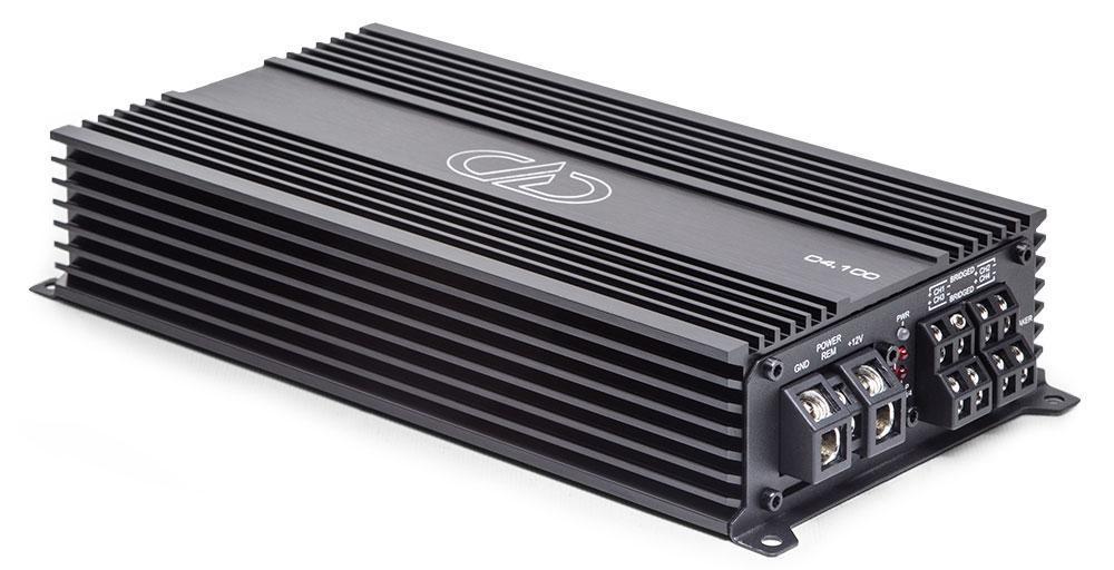DD Audio D4.100 D-Series 4ch Compact High-Performance Amplifier - Sounds Good Stereo Online