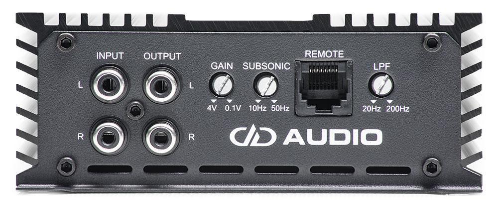 DD Audio DM1000a D-Series 1ch Monoblock Subwoofer Amplifier - Sounds Good Stereo Online