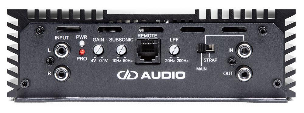 DD Audio DM2500a D-Series 1ch Monoblock Subwoofer Amplifier - Sounds Good Stereo Online