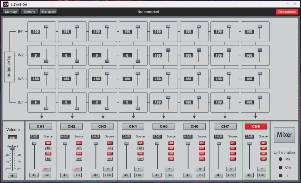 DD Audio DSI-2 Digital Sound Processor with 4 Inputs & 10 Outputs - Sounds Good Stereo Online