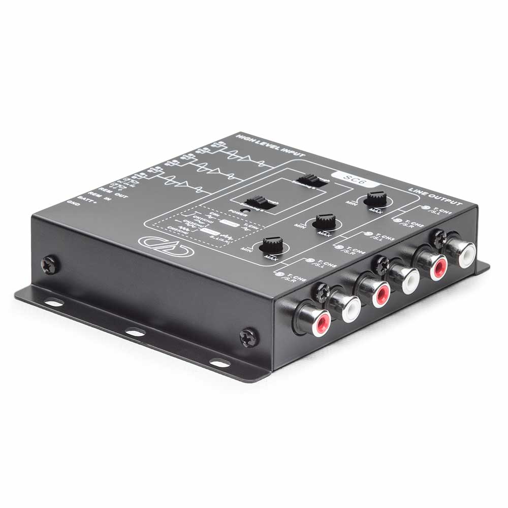 DD Audio SC-6A 6-Channel Active Line Output Converter - Sounds Good Stereo Online